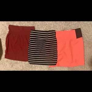SOLD — Striped Bodycon Skirts